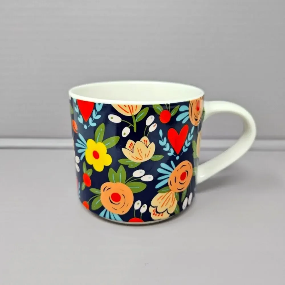 Coco & Lola Coffee Cup Multicolored Floral Mug